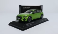 1/43 Minichamps Audi RS6 C8 Avant Java Green Car Model Limited 333 Pieces