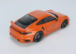 1/18 Minichamps 2021 Porsche 911 (992) Turbo S Coupe Sport Design 20th Anniversary Edition (Orange) Full Open Diecast Car Model Limited 500 Pieces -Toy vehicles 9 15 98424.1660553006
