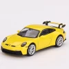 1/64 MINI GT Porsche 911 (992) GT3 Racing Yellow -Toy vehicles 9 1 14491.1684847617