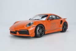 1/18 Minichamps 2021 Porsche 911 (992) Turbo S Coupe Sport Design 20th Anniversary Edition (Orange) Full Open Diecast Car Model Limited 500 Pieces -Toy vehicles 9 22 14251.1660552964