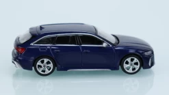 1/64 Mini GT Audi RS6 Avant Navarra Blue Metallic RHD Diecast Car Model -Toy vehicles 9 2 84849.1620736924