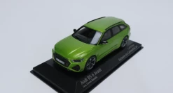 1/43 Minichamps Audi RS6 C8 Avant Java Green Car Model Limited 333 Pieces -Toy vehicles 9 4 06886.1645331285