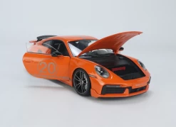 1/18 Minichamps 2021 Porsche 911 (992) Turbo S Coupe Sport Design 20th Anniversary Edition (Orange) Full Open Diecast Car Model Limited 500 Pieces -Toy vehicles 9 5 29720.1660553019