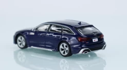 1/64 Mini GT Audi RS6 Avant Navarra Blue Metallic RHD Diecast Car Model -Toy vehicles 9 5 34177.1620738486