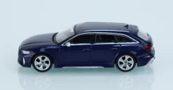 1/64 Mini GT Audi RS6 Avant Navarra Blue Metallic RHD Diecast Car Model -Toy vehicles 9 6 49356.1620736924