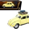 1/18 Road Signature 1967 Volkswagen Beetle With Roof Rack And Luggage (Yellow) Diecast Model Car