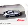 Porsche 911 Turbo (930) Silver 1/87 (HO) Diecast Model Car By Schuco