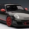 1/18 AUTOART PORSCHE 911(997) GT3 RS 3.8 (GREY BLACK W/ GUARDS RED STRIPES) Diecast Model 78141 -Toy vehicles A2 18756.1547078722