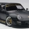 1/18 AUTOart Porsche 911 RWB 993 (MATT BLACK/GOLD WHEELS) Car Model -Toy vehicles A2 96085.1546415036