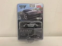 CHASE CAR 1/64 Mini GT Porsche 911 (992) GT3 Touring (Silver With Grey Wheels) Diecast Car Model