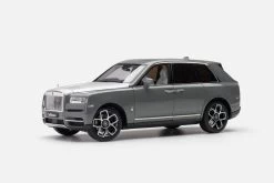 1/18 Dealer Edition Rolls-Royce RR Cullinan (Nardo Grey With Silver Hood) Fully Open Diecast Car Model