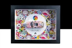 1/64 TimeMicro Rolls-Royce RR Cullinan Mansory Kaikai Kiki Takashi Murakami Cartoon Edition With Frame Diecast Car Model