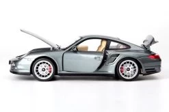 Norev 1/18 2010 Porsche 911 Turbo (Grey Metallic) Diecast Car Model -Toy vehicles IMG 5871 34106.1626589207