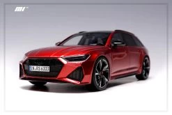 1/18 Motorhelix Audi RS6 Avant C8 (Tango Red) Resin Car Model Limited 99 Pieces -Toy vehicles IMG 6338 43897.1629386891