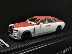 1/18 Mansory Rolls-Royce RR Phantom VIII (Matte White With Red Top) Resin Car Model Limited 99 Pieces