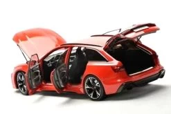 1/18 Kilo Works Audi RS6 C8 (Red) Full Open Diecast Car Model -Toy vehicles IMG 7142 03366.1633274648