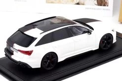 1/18 Motorhelix Audi RS6 Avant C8 (Black & White) Resin Car Model Limited 99 Pieces -Toy vehicles IMG 9519 16058.1648580404