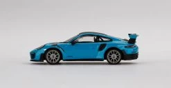 1/64 Mini GT Porsche 991 911 GT2 RS Weissach Package (Miami Blue) Car Model -Toy vehicles IMG 9846 61838.1652979150