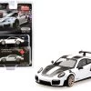 Porsche 911 GT2 RS Weissach Package GT White Metallic With Carbon Stripes Limited Edition To 2400 Pieces Worldwide 1/64 Diecast Model Car By True Scale Miniatures -Toy vehicles MGT00086 91429.1595722960.1200.1200 33462.1652238597