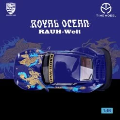 1/64 Porsche RWB 930 Rauh-Welt Royal Ocean Diecast Car Model W/ 3D Frame Limited -Toy vehicles O1CN01CyAZso1xVgp2dVZIK 15876449 24135.1586975087