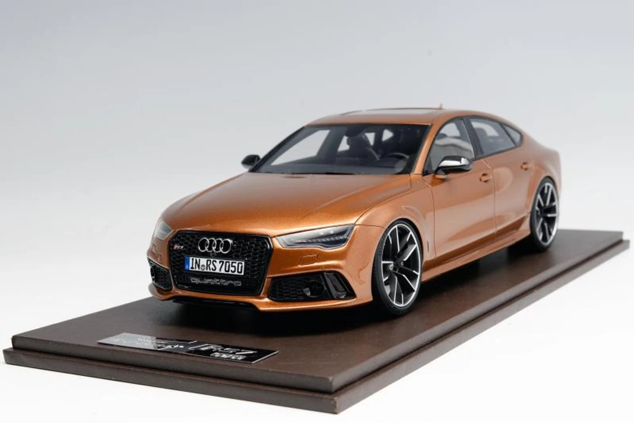 1/18 Motorhelix Audi RS7 (Zanzibar Brown) Resin Car Model Limited 50