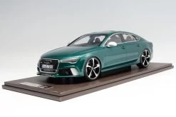 1/18 Motorhelix Audi RS7 (British Green) Resin Car Model Limited 50