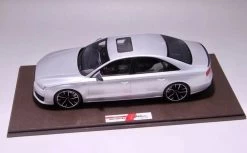 1/18 MOTORHELIX 2017 Audi S8 Plus (Silver) Enclosed Resin Model Limited 199
