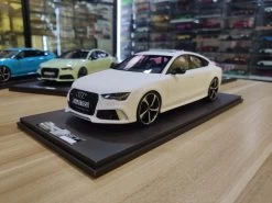 1/18 Motorhelix Audi RS7 (Matt Pearl White) Resin Car Model Limited 99