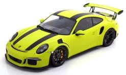 1/18 Minichamps 911 991 GT3 RS (Yellow) Diecast Car Model