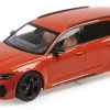 1/18 MInichamps Audi RS6 Avant C8 (Orange Metallic) Car Model Limited 336 Pieces -Toy vehicles O2ivND5Q 00502.1654410154