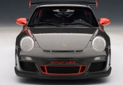 1/18 AUTOART PORSCHE 911(997) GT3 RS 3.8 (GREY BLACK W/ GUARDS RED STRIPES) Diecast Model 78141 -Toy vehicles QQ20181111000027 96467.1541955816