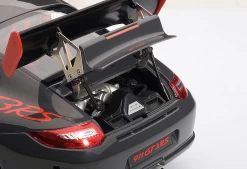 1/18 AUTOART PORSCHE 911(997) GT3 RS 3.8 (GREY BLACK W/ GUARDS RED STRIPES) Diecast Model 78141 -Toy vehicles QQ20181111000116 64119.1541955817