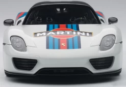 1/18 AUTOART PORSCHE 918 SPYDER WEISSACH PACKAGE (WHITE/MARTINI LIVERY) Diecast Model 77927 -Toy vehicles QQ20181111235354 29878.1542044057