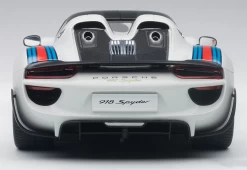 1/18 AUTOART PORSCHE 918 SPYDER WEISSACH PACKAGE (WHITE/MARTINI LIVERY) Diecast Model 77927 -Toy vehicles QQ20181111235408 25378.1542044057