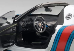 1/18 AUTOART PORSCHE 918 SPYDER WEISSACH PACKAGE (WHITE/MARTINI LIVERY) Diecast Model 77927 -Toy vehicles QQ20181111235435 89949.1623444995