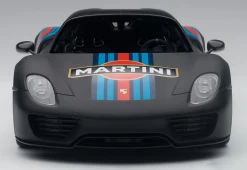 1/18 AUTOart Porsche 918 Spyder Weissach Package (Black With Martini Livery) Car Model -Toy vehicles QQ20181111235923 65159.1542044065