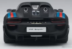 1/18 AUTOart Porsche 918 Spyder Weissach Package (Black With Martini Livery) Car Model -Toy vehicles QQ20181112000027 44501.1542044066