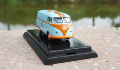 1/64 Dealer Edition Volkswagen VW T1 Bus Gulf Diecast Car Model -Toy vehicles QQ20181220000722 10407.1545293442