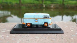 1/64 Dealer Edition Volkswagen VW T1 Bus Gulf Diecast Car Model -Toy vehicles QQ20181220000734 16234.1545293442