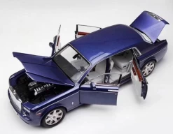 1/18 Kyosho Rolls-Royce Phantom EWB (Blue) Diecast Car Model -Toy vehicles QQ20190213133423 66234.1550093802