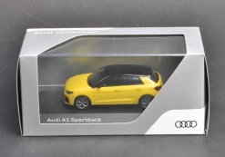 1/43 Dealer Edition Audi A1 Sportback (Yellow) Diecast Car Model -Toy vehicles QQ20190503203002 02256.1556940911