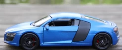 Maisto 1/24 Audi R8 1nd Generation (2006-2015) Type 42 (Blue) Diecast Car Model -Toy vehicles QQ20190613173554 96698.1560472630