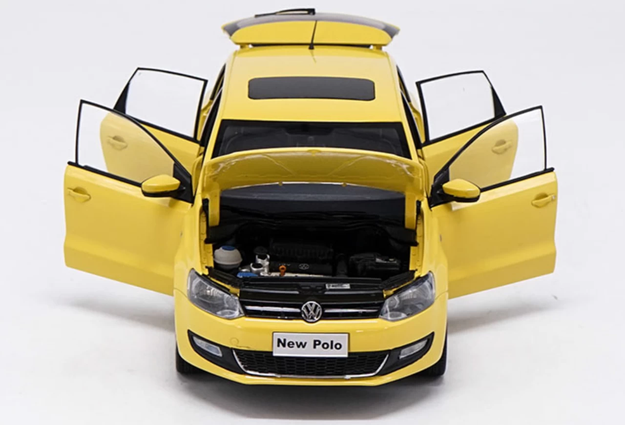 Customization Of 1/18 Dealer Edition 2013 Volkswagen VW Polo (Yellow) Diecast Car Model 8 Customization Of 1/18 Dealer Edition 2013 Volkswagen VW Polo (Yellow) Diecast Car Model - Image 6