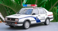 1/18 Dealer Edition Volkswagen VW Jetta GT 2nd Generation (A2, Typ 20E/1G; 1984–1992) Police Car Diecast Car Model