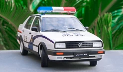 1/18 Dealer Edition Volkswagen VW Jetta GT 2nd Generation (A2, Typ 20E/1G; 1984–1992) Police Car Diecast Car Model -Toy vehicles QQ20190623164418 66646.1561333576