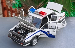 1/18 Dealer Edition Volkswagen VW Jetta GT 2nd Generation (A2, Typ 20E/1G; 1984–1992) Police Car Diecast Car Model -Toy vehicles QQ20190623164515 49667.1561333583