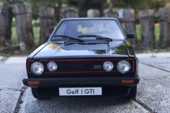 1/18 Welly Volkswagen VW Golf 1 Golf I GTI 1st Generation (MK1/A1, Typ 17; 1974–1983) (Black) Diecast Car Model -Toy vehicles QQ20190902114739 52212.1567450245