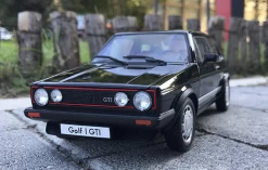 1/18 Welly Volkswagen VW Golf 1 Golf I GTI 1st Generation (MK1/A1, Typ 17; 1974–1983) (Black) Diecast Car Model -Toy vehicles QQ20190902114750 13241.1567450258