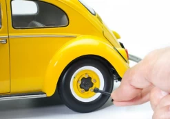 1/12 Sunstar 1961 Volkswagen VW Beetle (Yellow) Diecast Car Model Limited -Toy vehicles QQ20191009101755 32018.1570641579