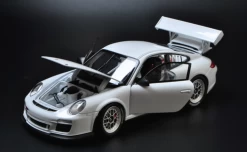 Welly 1/18 Porsche 911 GT3 Cup (White) Diecast Car Model -Toy vehicles QQ20191124113208 02007.1574624165